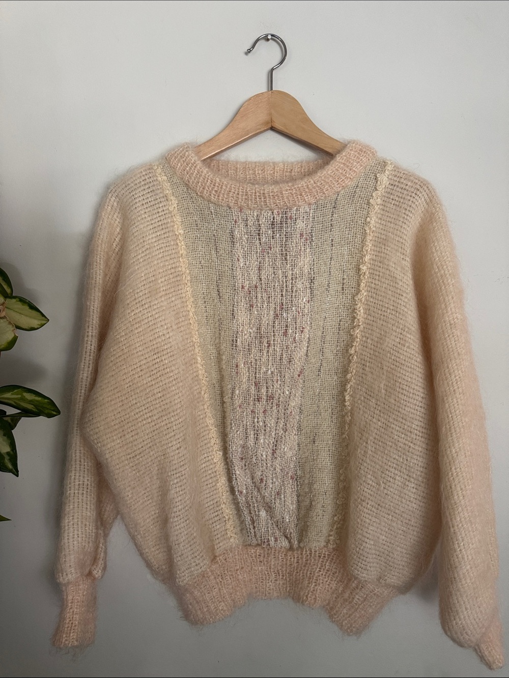 Vintage Handmade in Canada 80’s Mohair and Wool Sweater - Perfect Condition